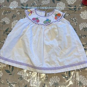 Lady Bug Smocked Dress Orient expressions Size 24m